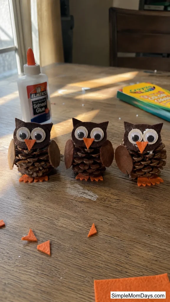 Pine Cone Owls