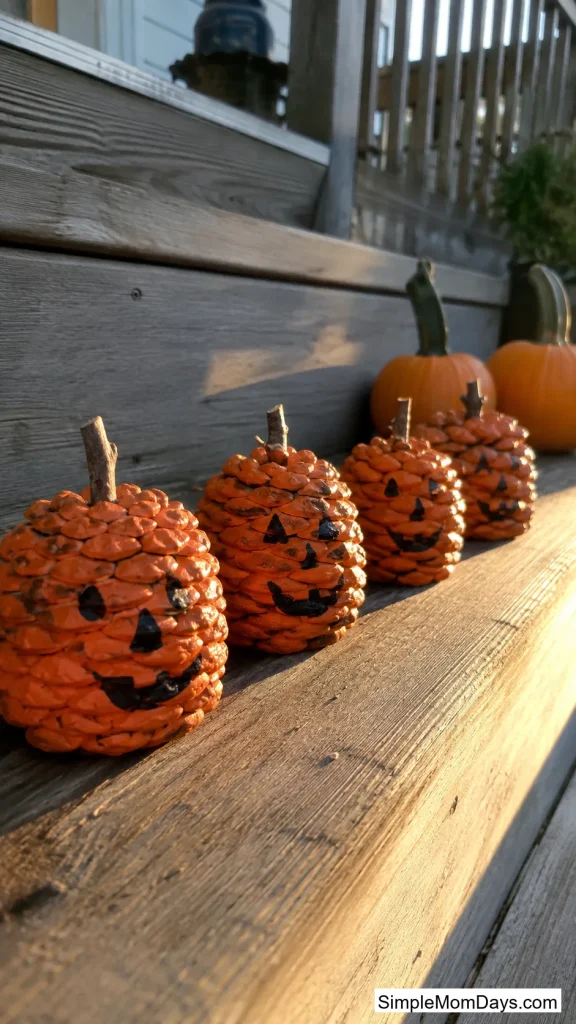 Pine Cone Pumpkins