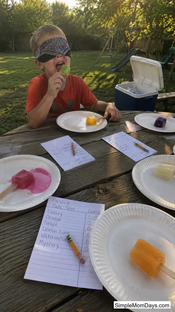 Popsicle Taste-Test Bar
