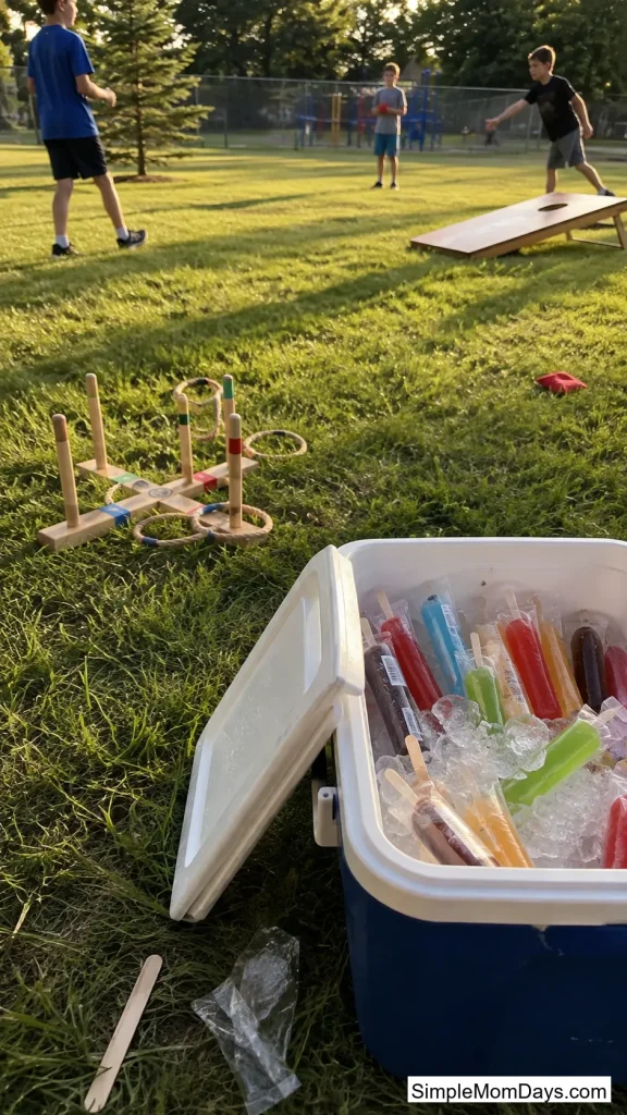 Popsicles and Lawn Games
