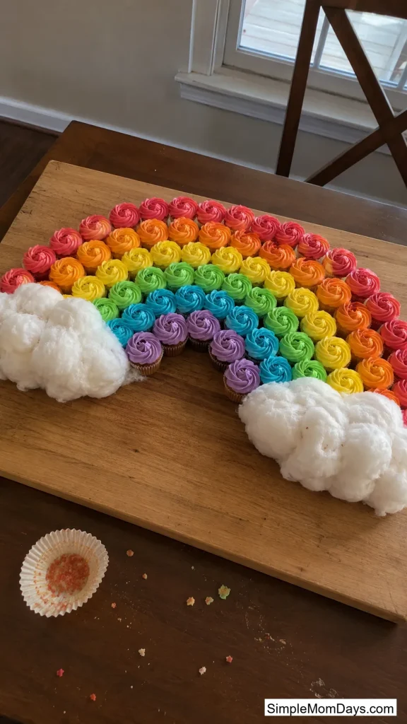 Pull-Apart Cupcake Rainbow