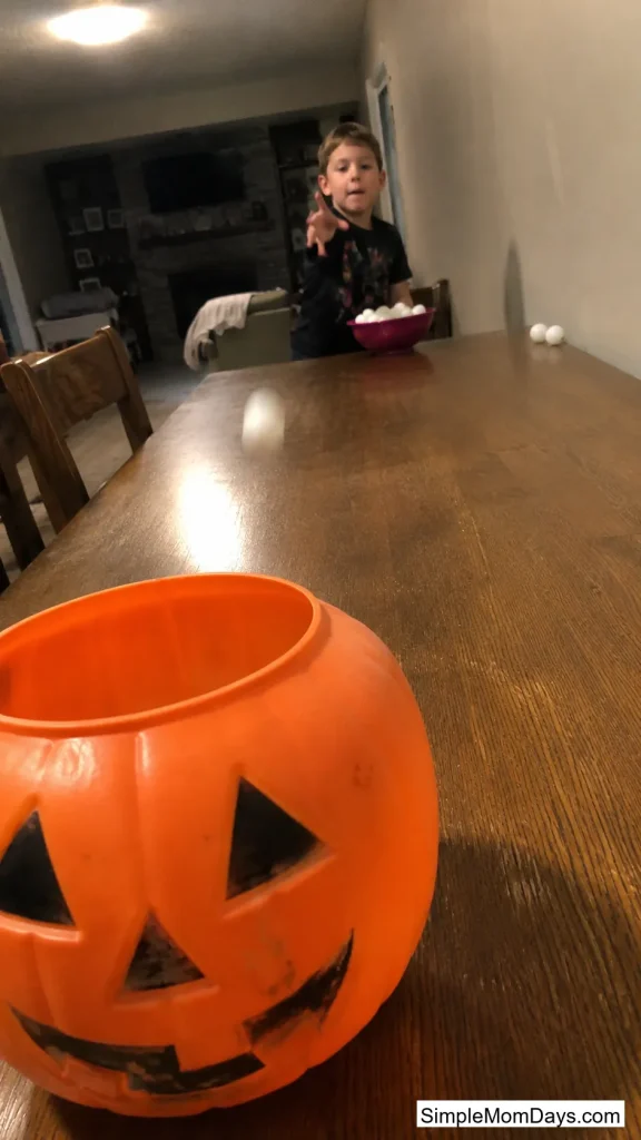 Pumpkin Ping Pong Bounce