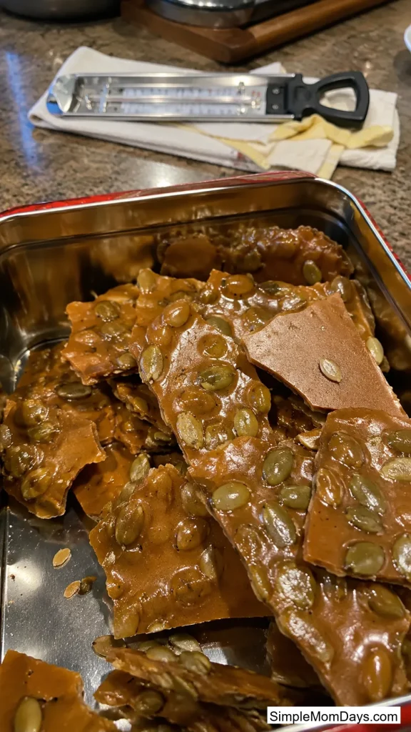 Pumpkin Seed Toffee