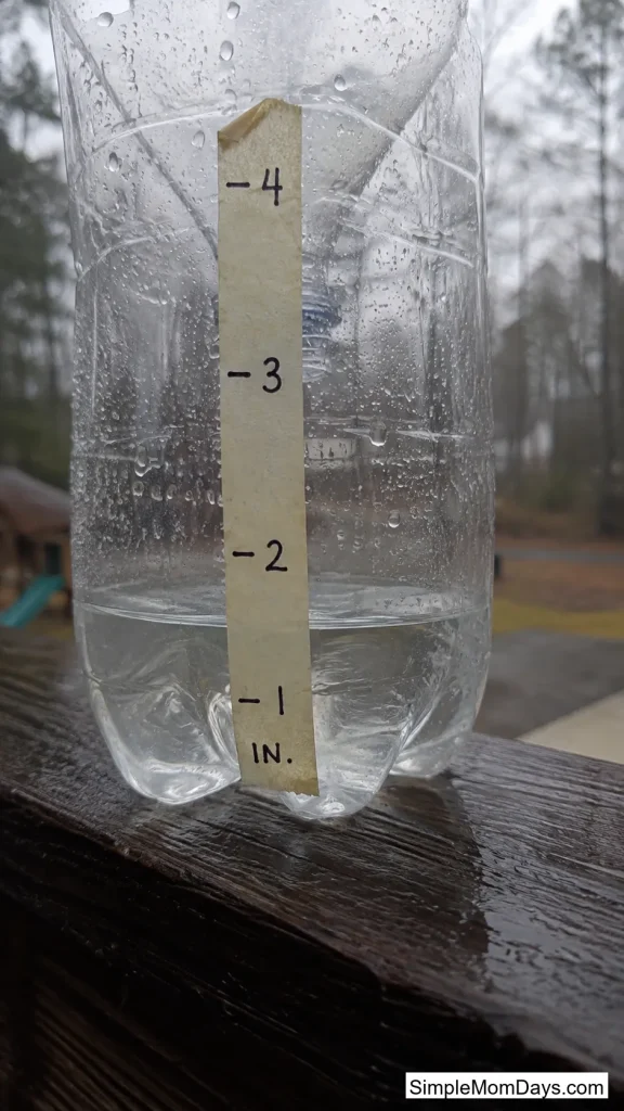 Rain Gauge From a Soda Bottle