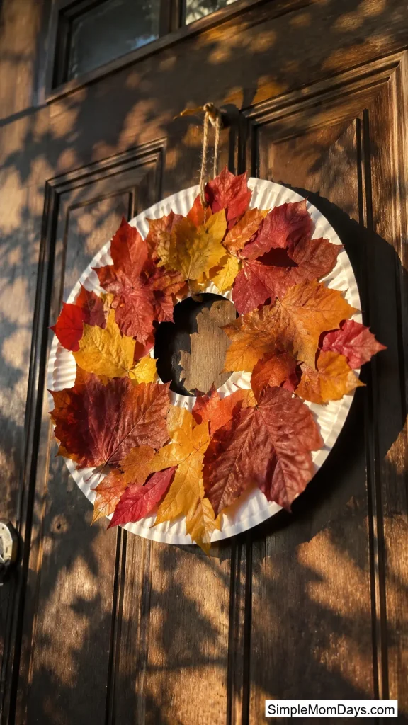 Real Fall Leaf Wreath