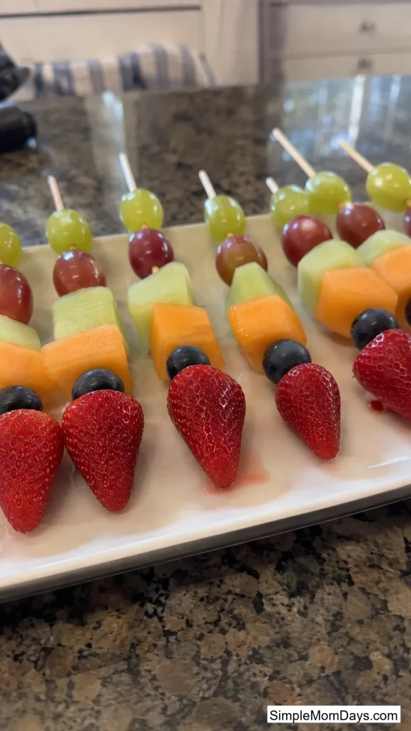 Rocket Fruit Skewers