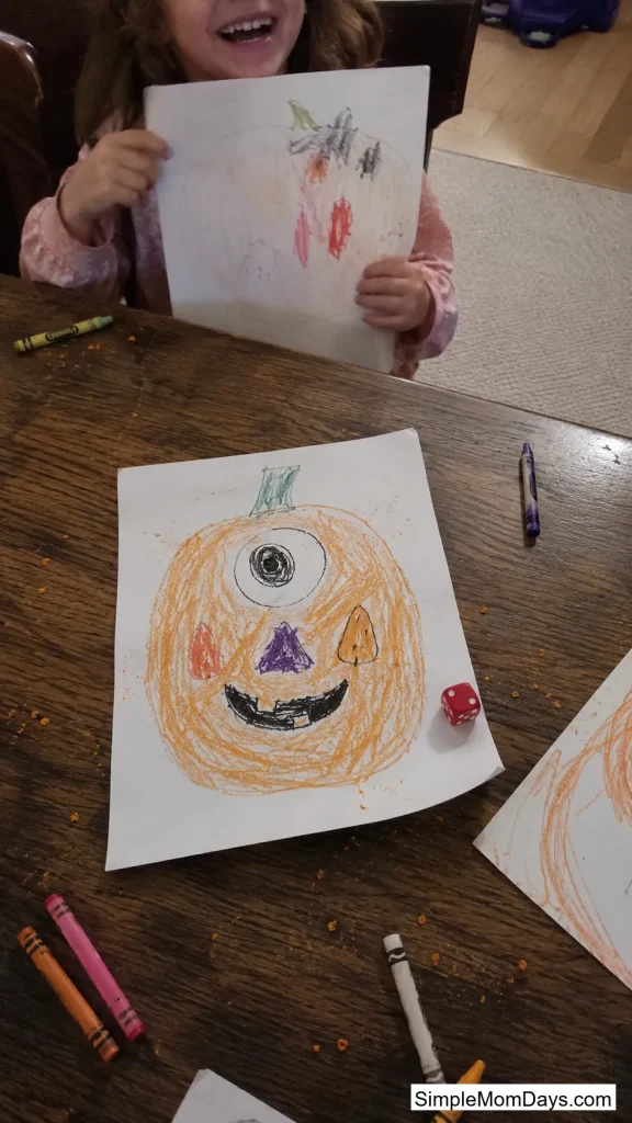 Roll a Pumpkin Face