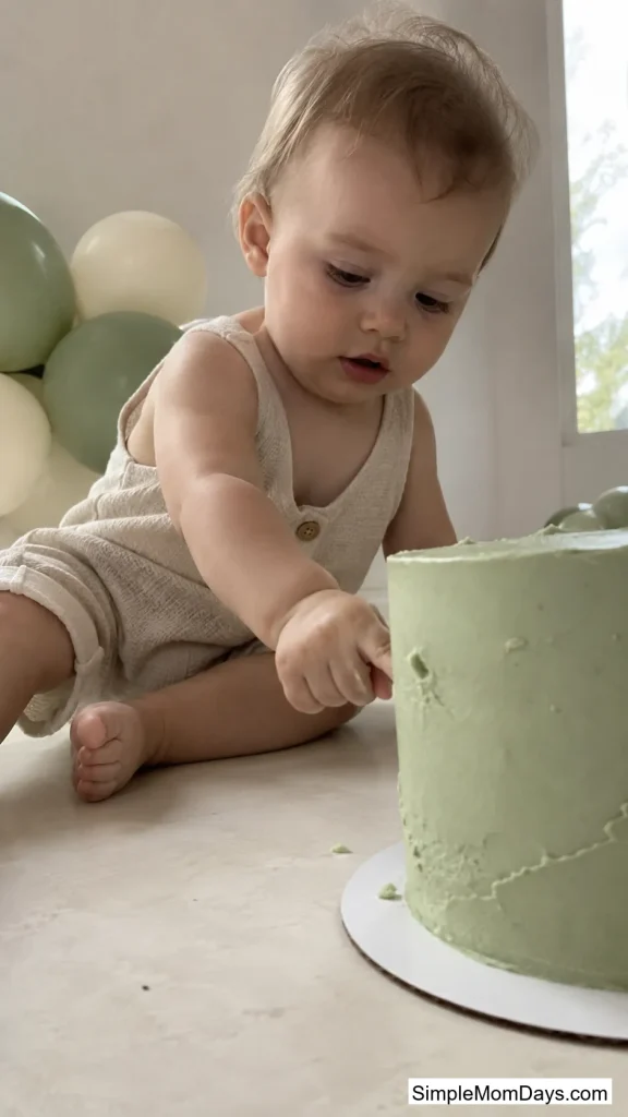 Sage Green and Cream
