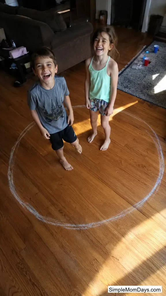 Salt Circle on the Floor