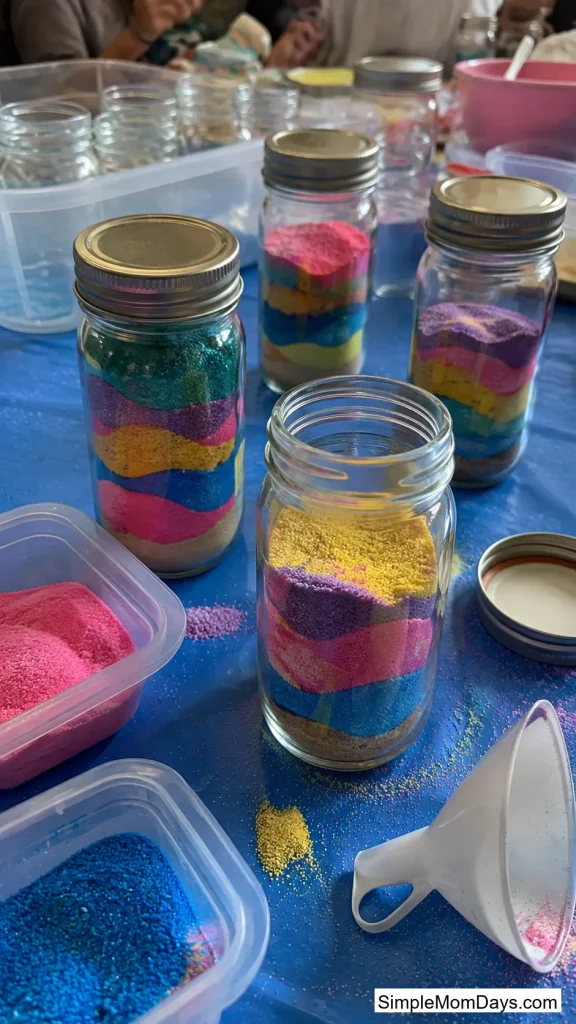 Sand Art Keepsake Jars