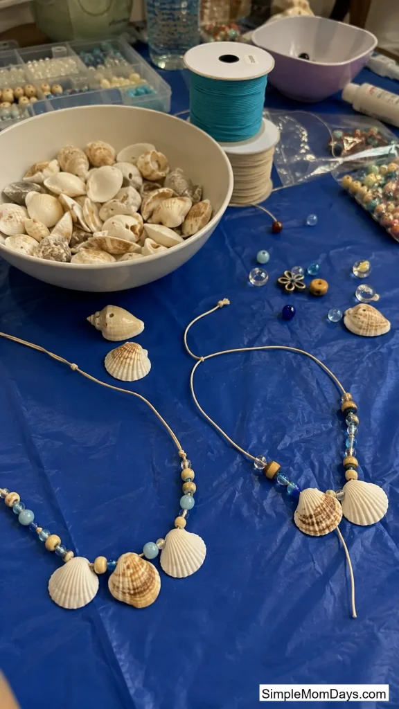 Seashell Necklace Craft-and-Keep