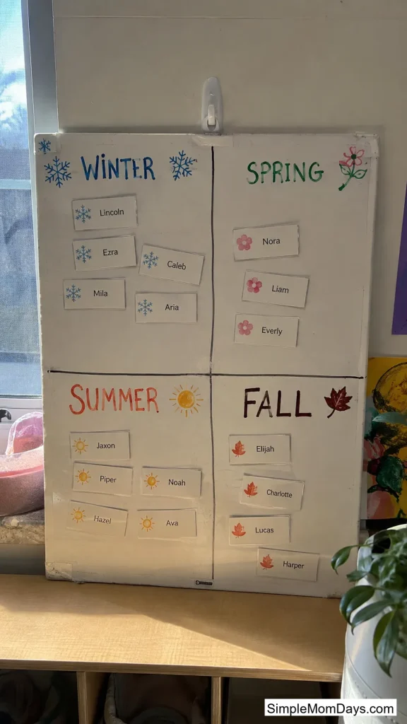 Seasons-Instead-of-Months Board