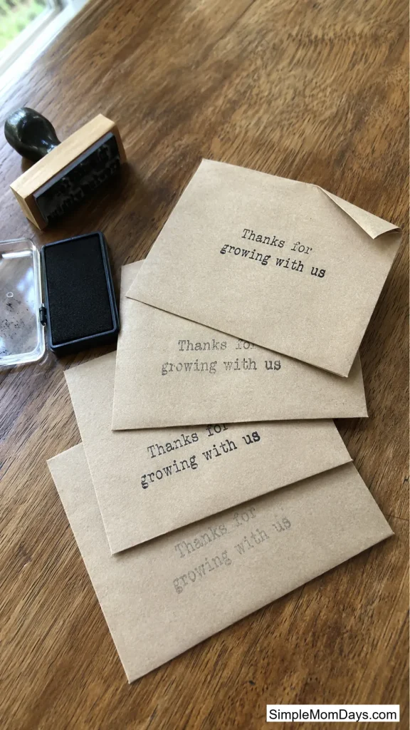 Seed Packet Thank-Yous