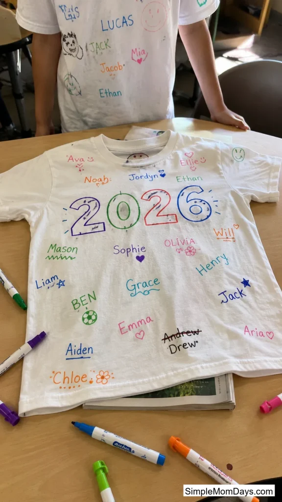 Sign-My-Shirt Party