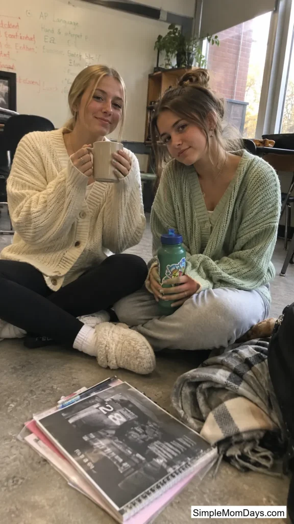 Slipper Socks and Cardigan Twins