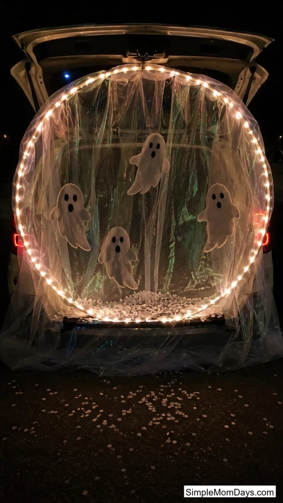 Snow Globe Ghost Scene