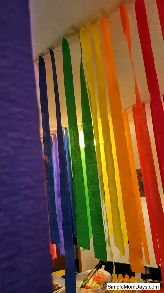 Streamer Ceiling Rain