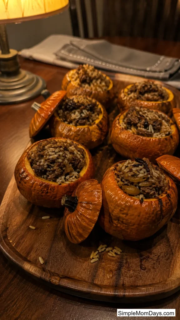 Stuffed Mini Pumpkins