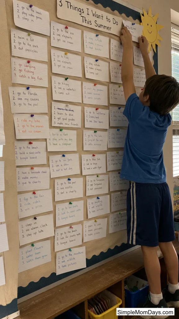 Summer Bucket List Swap