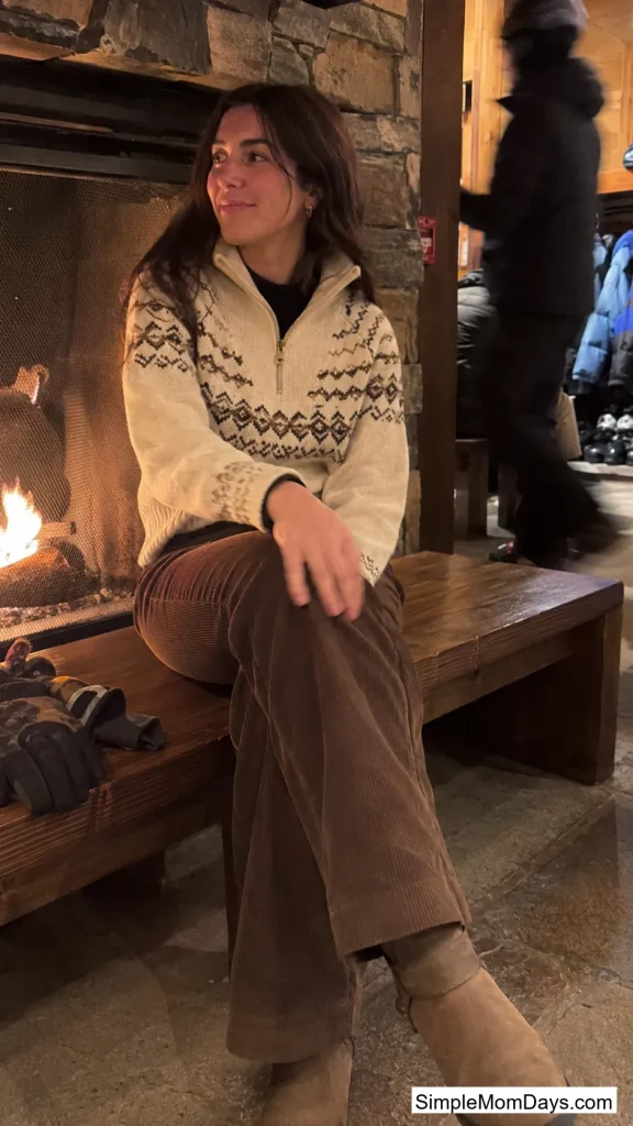The Fair Isle Half-Zip and Wide-Leg Cords