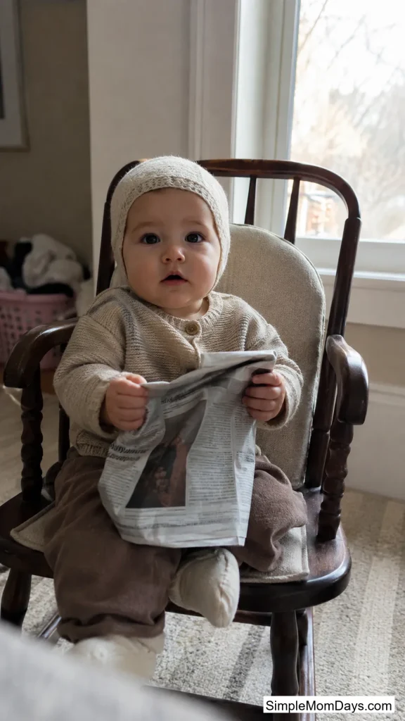 The Grumpiest Baby in a Cardigan