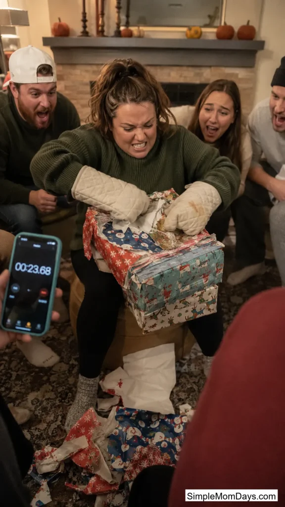 The Oven Mitt Unwrap Relay