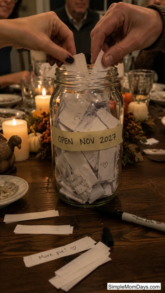 The Thanksgiving Time Capsule Jar