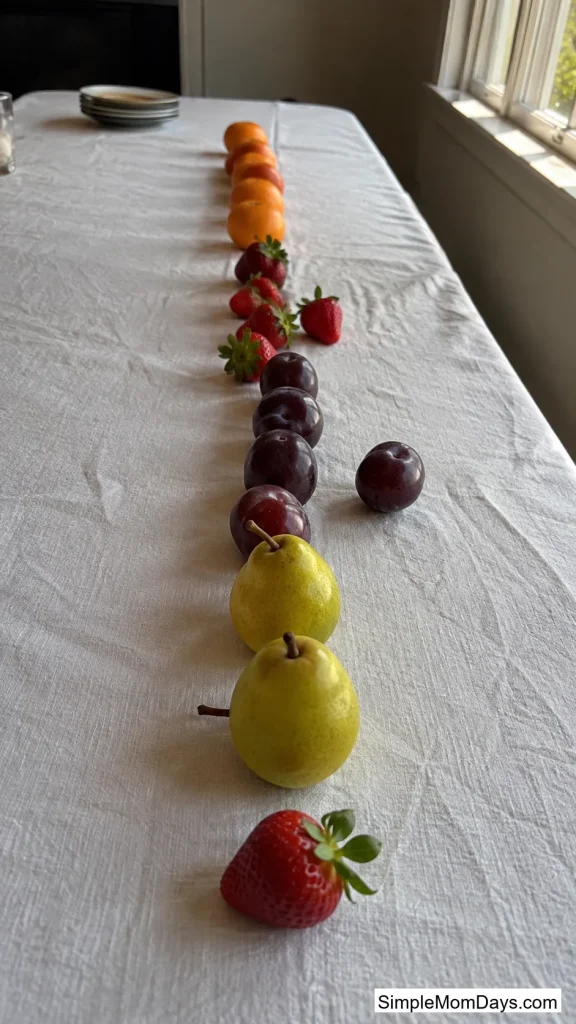 The Very Hungry Caterpillar Fruit Line