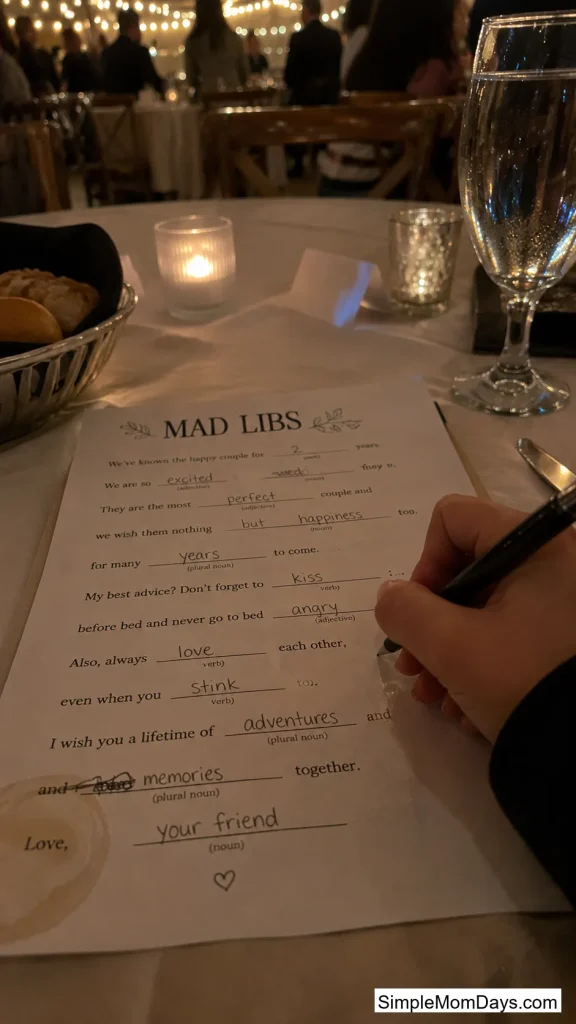 Wedding-Day Mad Libs