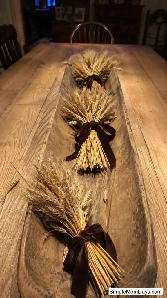 Wheat Bundles in a Dough Bowl