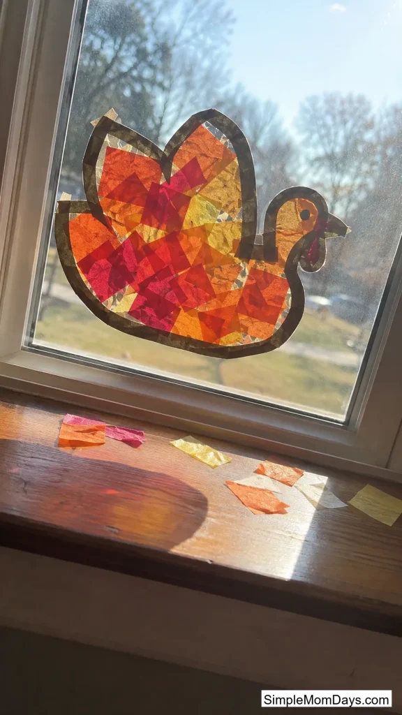 Window Turkey Suncatcher