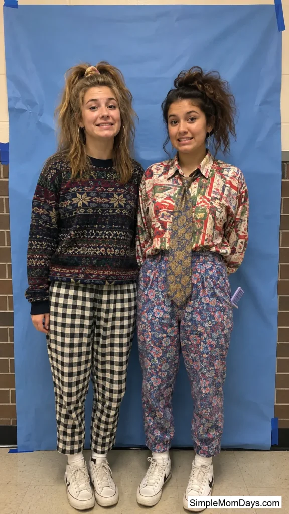 Yearbook Photo Twins