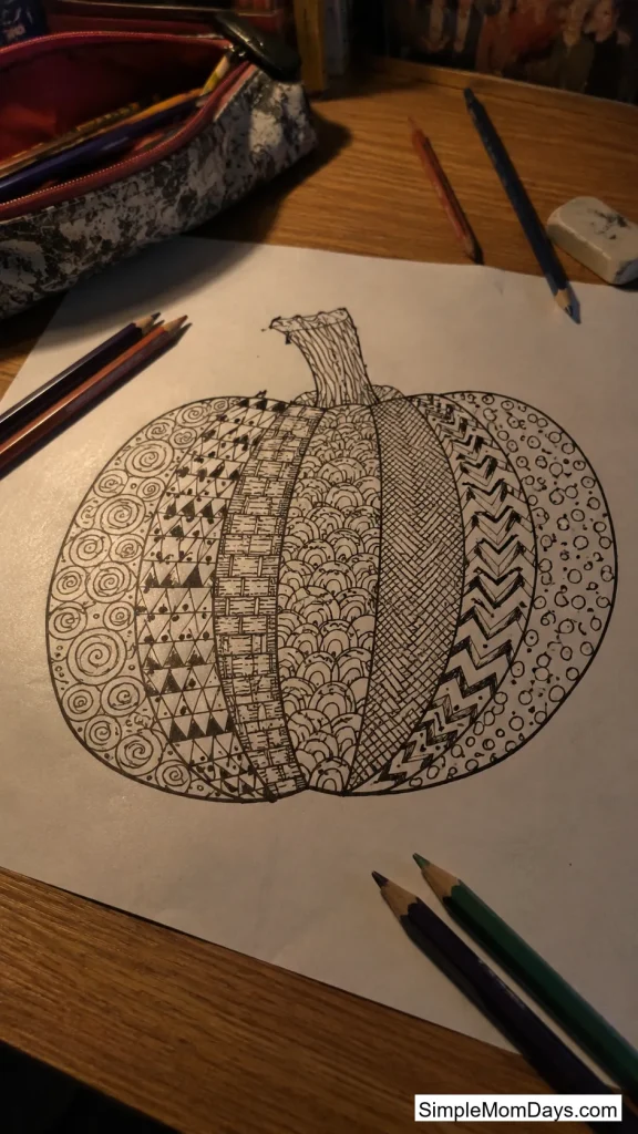 Zentangle Pumpkin Patterns