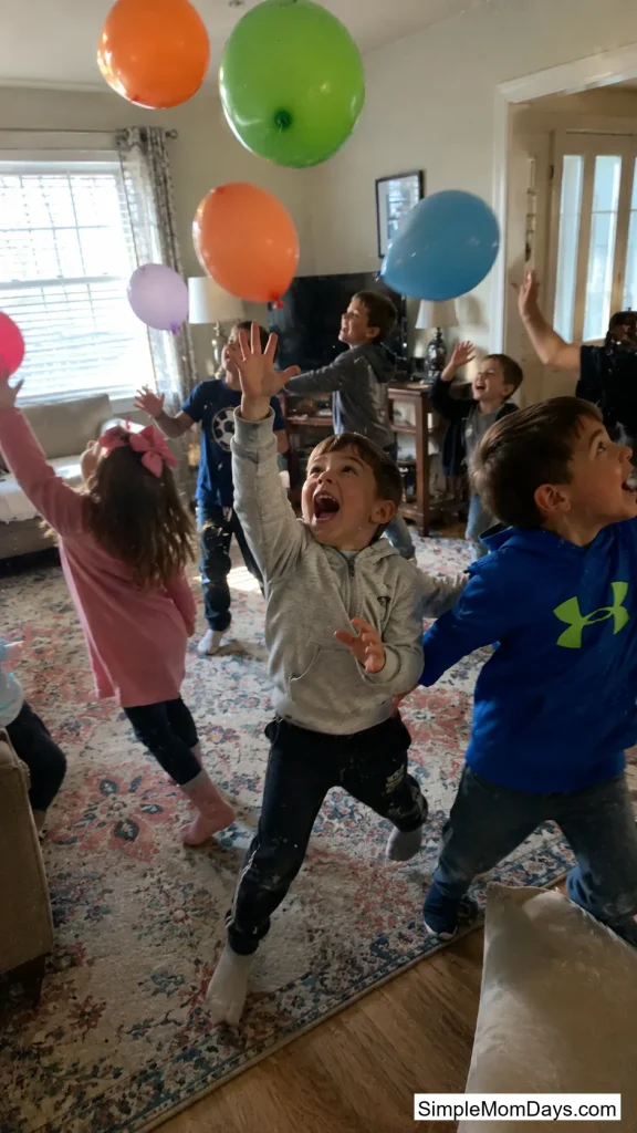 Zero-Gravity Balloon Keep-Up