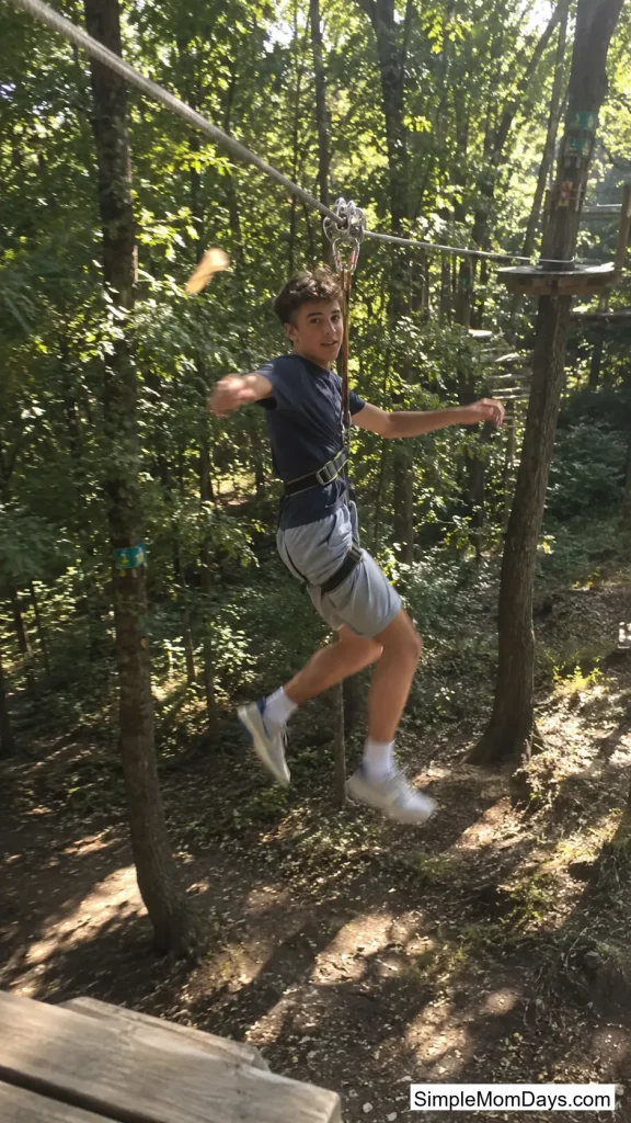 Ziplining or Ropes Course