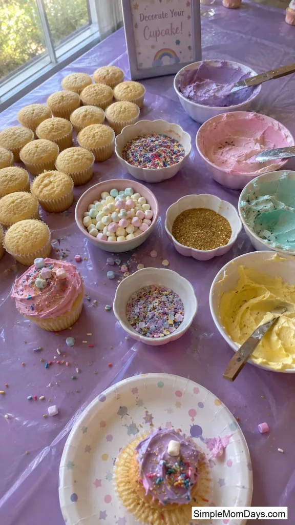A Build-Your-Own Cupcake Bar