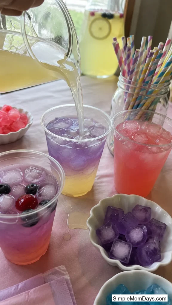 A Color-Changing Drink Station