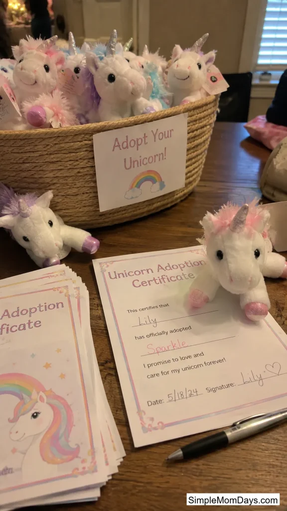 A Unicorn Adoption Table