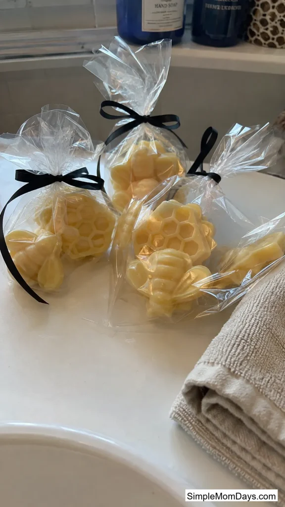 Bee-Shaped Soaps