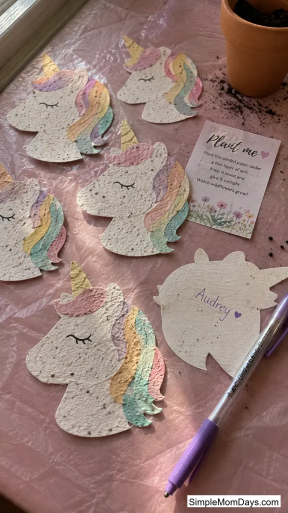 Seed-Paper Unicorn Cards