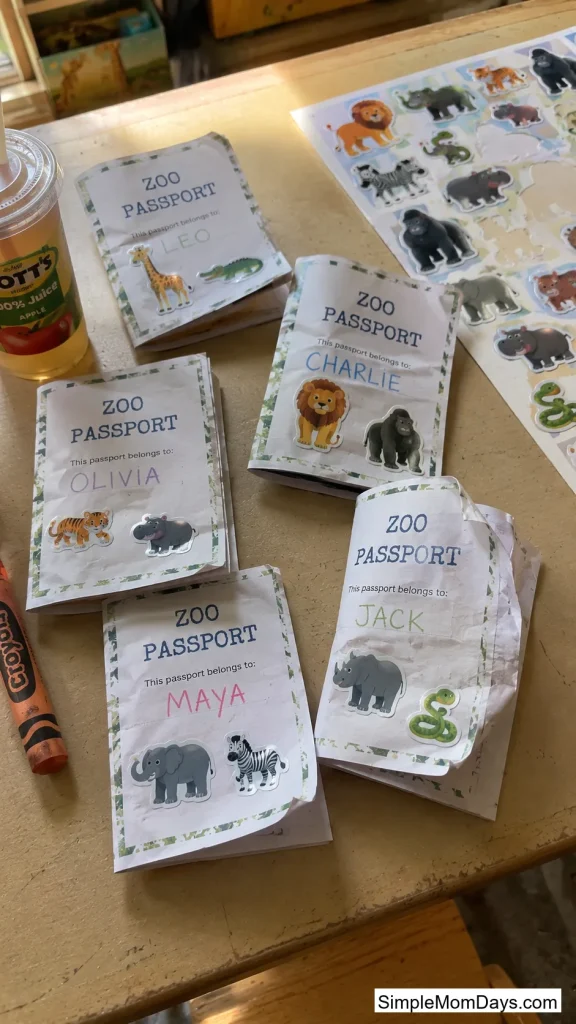 Sticker Safari Passports