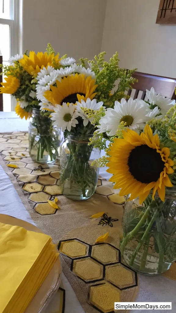 Sunflowers and Daisies