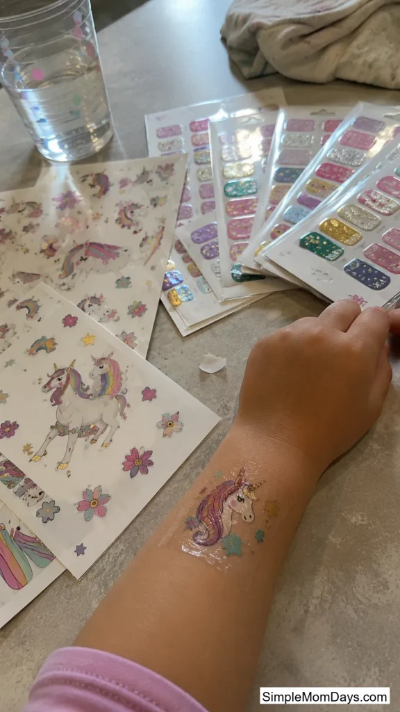 Temporary Tattoos and Nail Stickers