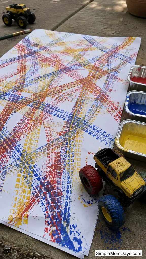Truck Wheel Painting